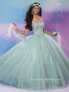 seafoam green quinceanera dresses