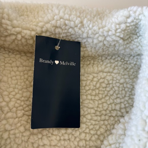 Brandy Melville Corduroy Jacket One Size Khaki 100% Cotton Short Coat New - 第 7/10 張圖片