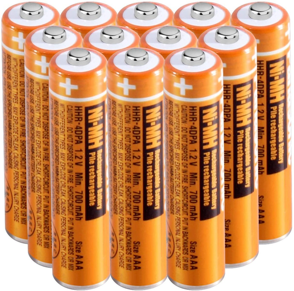 HHR4DPA 700mAh NIMH AAA Rechargeable Batteries for Panasonic Codeless