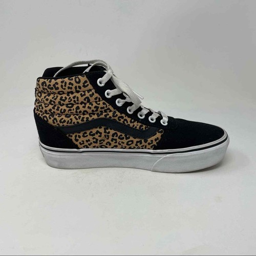 platform cheetah print vans