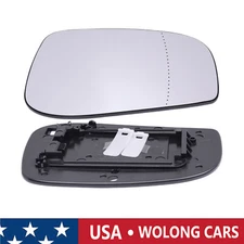 RH Right Side Mirror Glass Heated with Backing Plate for 2001-2006 VOLVO S80 S60