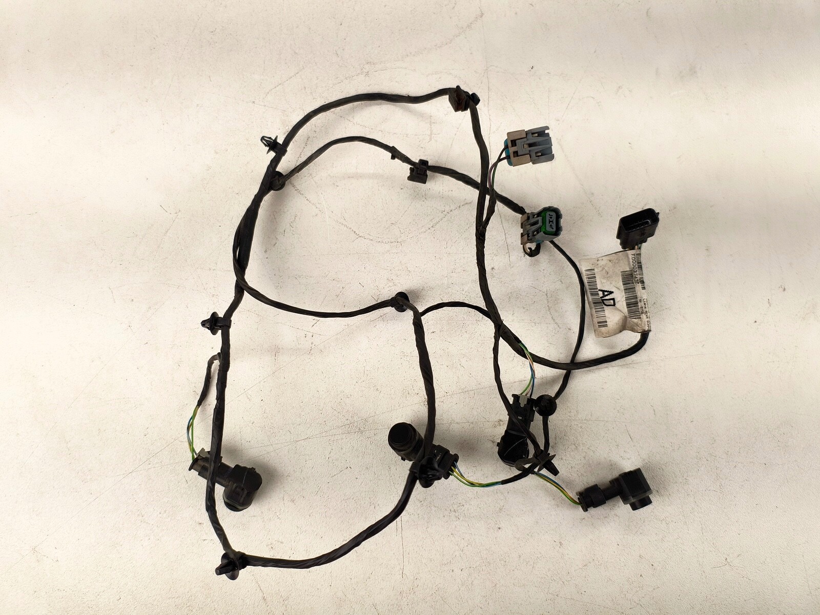 12-15 RANGE ROVER EVOQUE REAR BUMPER PARK ASSIST PDC SENSOR WIRE HARNESS OEM