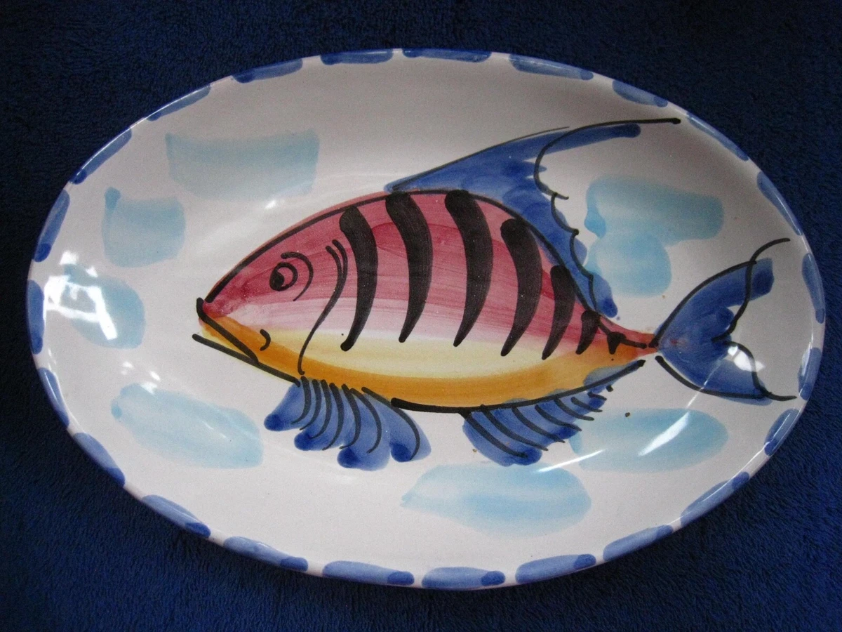 Vietri fish cheap platter
