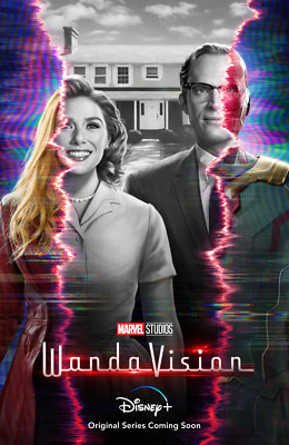 Marvel WandaVision 2021 TV Series Poster 11x17 Scarlet Witch MCU