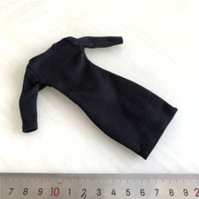 1:6th Black Dress Skirt Clothes Fit 12inch Female PH TBL Slim Action Figure Doll