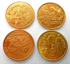 NEW ORLEANS MARDI GRAS, KREWE OF REX KING OF CARNIVAL 4 Doubloons. 2F8.3