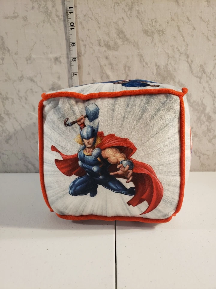 Marvel The Avengers Weighted Beanbag Square Pillow Hulk Ironman Capt. Thor - Image 4 of 4