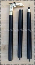 NEW SOLID ANTIQUE SOLID BRASS HANDLE WOODEN WALKING STICK CANE VINTAGE DESIGNER