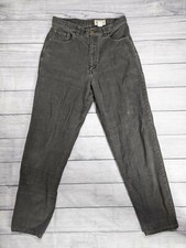VTG 90s Eddie Bauer High Rise Green Corduroy Straight Pant Sz 8