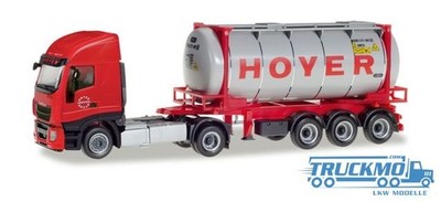 Herpa Hoyer Chemie Iveco Stralis XP Swapcontainer 309813