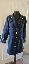 Adult Flight Attendant Costume Sexy Air Stewardess Ladies Fancy Dress Size 8-10