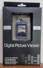 New Digital Picture Viewer Keychain Desktop Stand Holds Up To 50 Pictures