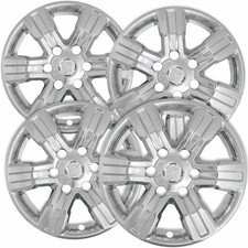 Set Of 4 Chrome 17 Inch Impostor Wheel Skins For 19-22 Ford Ranger Rim Covers