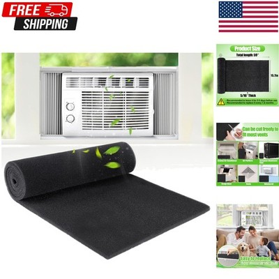 Activated Carbon Filter Pad - Cut to Fit Air Vent Filters for Home, AC, Furna...