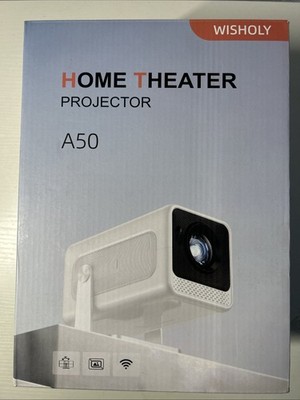Wisholy Home Theater Projector A50