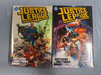Dc Comics  JUSTICE LEAGUE BY SCOTT SNYDER & JAMES TYNION IV OMNIBUS HC #1 & 2