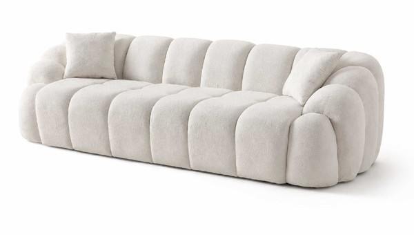 Sofa 3 Sitzer Wohnzimmer Polstersofa LuxuriöSes Moderner Dreisitzer Couch-image