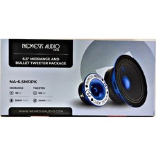 Nemesis Audio NA-6.5MRPK 6.5" Midrange Speakers  Pro Tweeters Combo