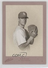 2005 Donruss Studio Portraits Red Black & White 32/45 Mark Mulder #SP-20 7ov