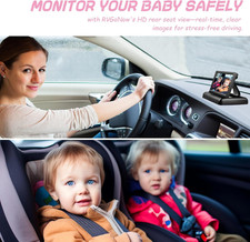 Baby Car Camera with 4.3 Monitor USB Powered Rear Facing Seat Camera HD 1080P