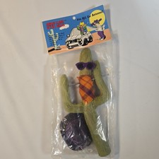 Vintage 1980s Cowboy Cactus Car Antenna Topper Hat Sunglasses Bandana New Vintage 1980s Cowboy Cactus Car Antenna Topper Hat Sunglasses Bandana New