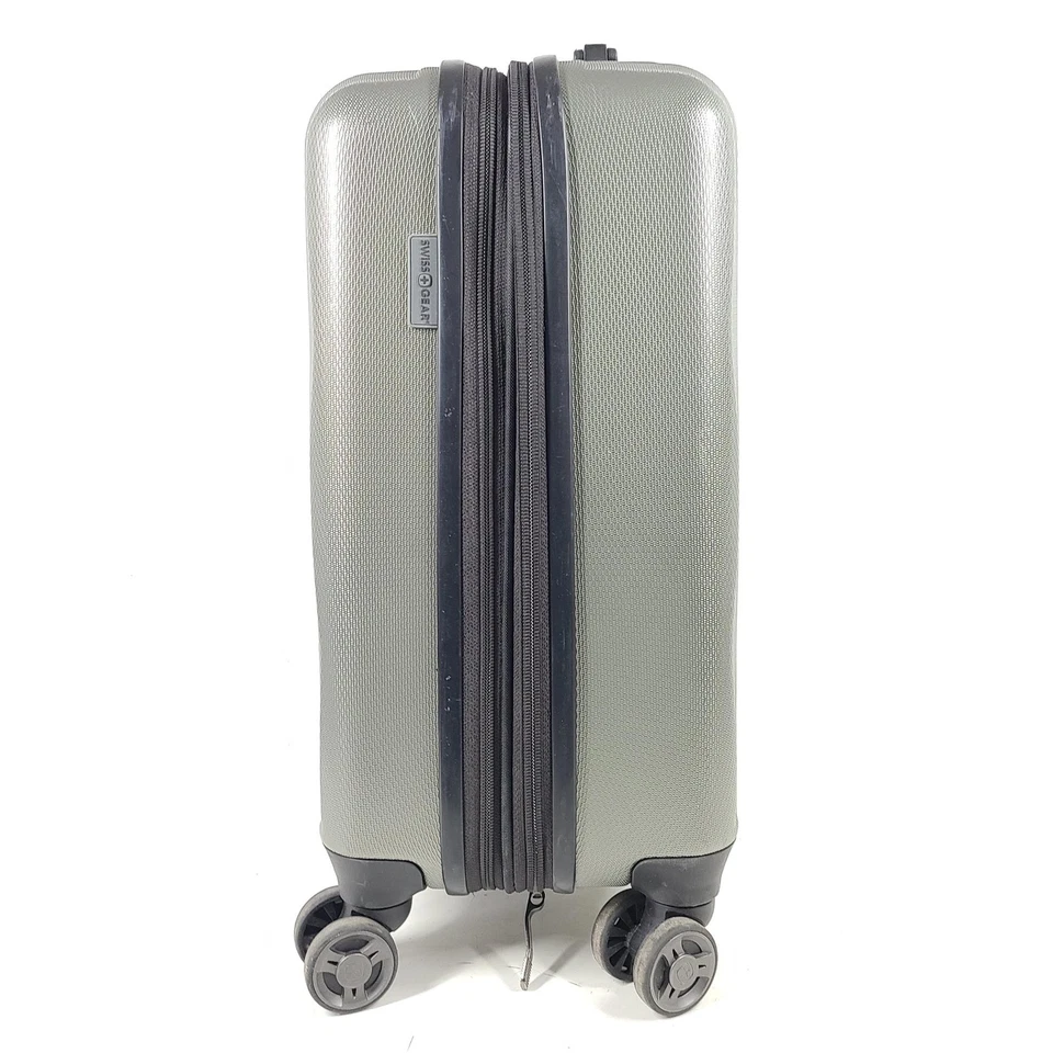 Equipaje de mano Swiss Gear 20" Energie expandible rígido giratorio plateado Foto 2 de 4