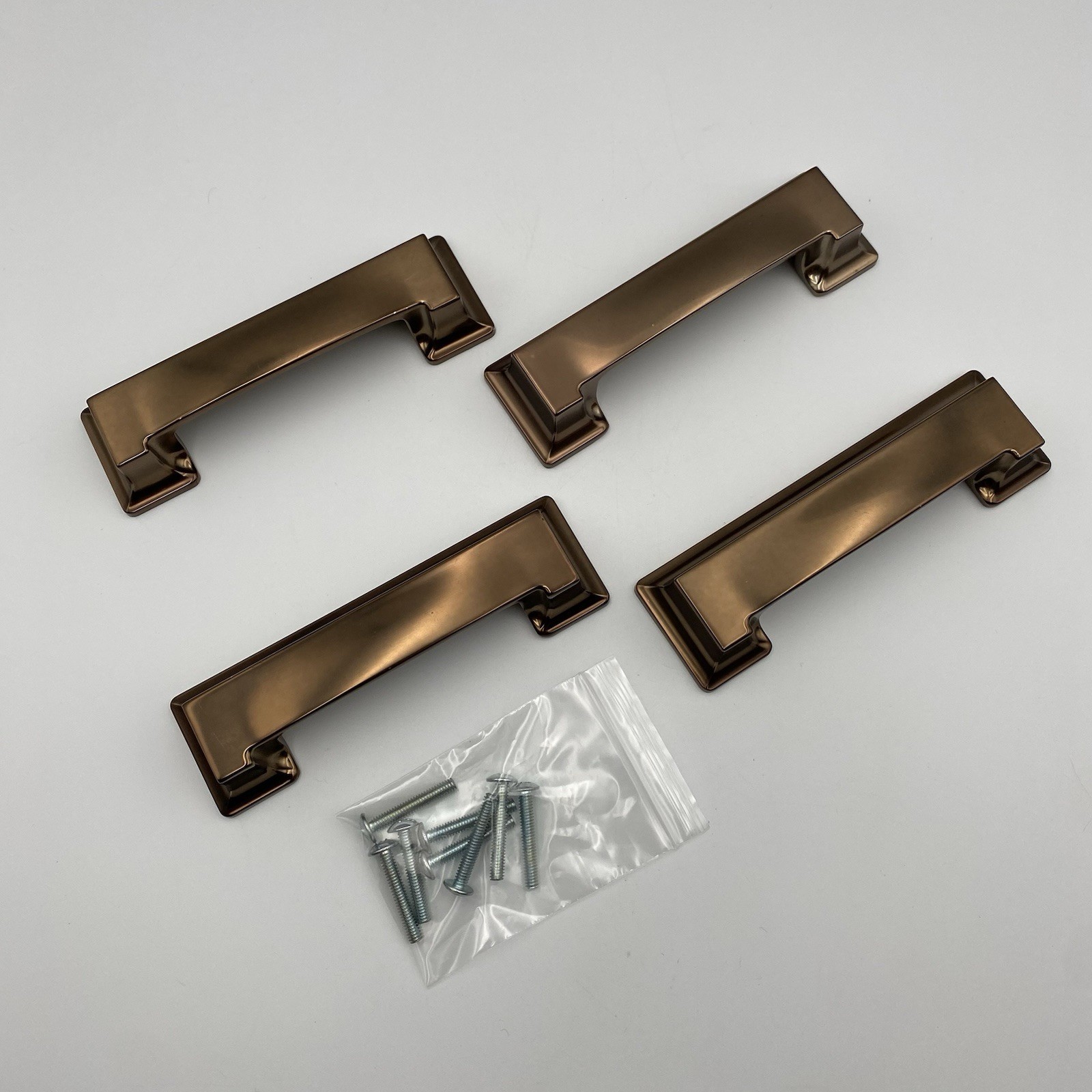 Amerock Appoint 3" or 3-3/4" Center Champagne Bronze Cabinet Cup Pull Lot of 4