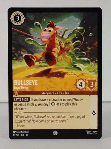 Bullseye - Loyal Horse - Wilds Unknown #17 - LORCANA -NM -singles