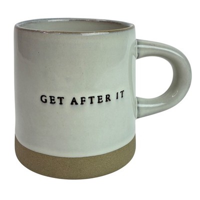 Hearth & Hand Magnolia Stoneware Mug Get After It Cream Tan Modern Farmhouse Cup