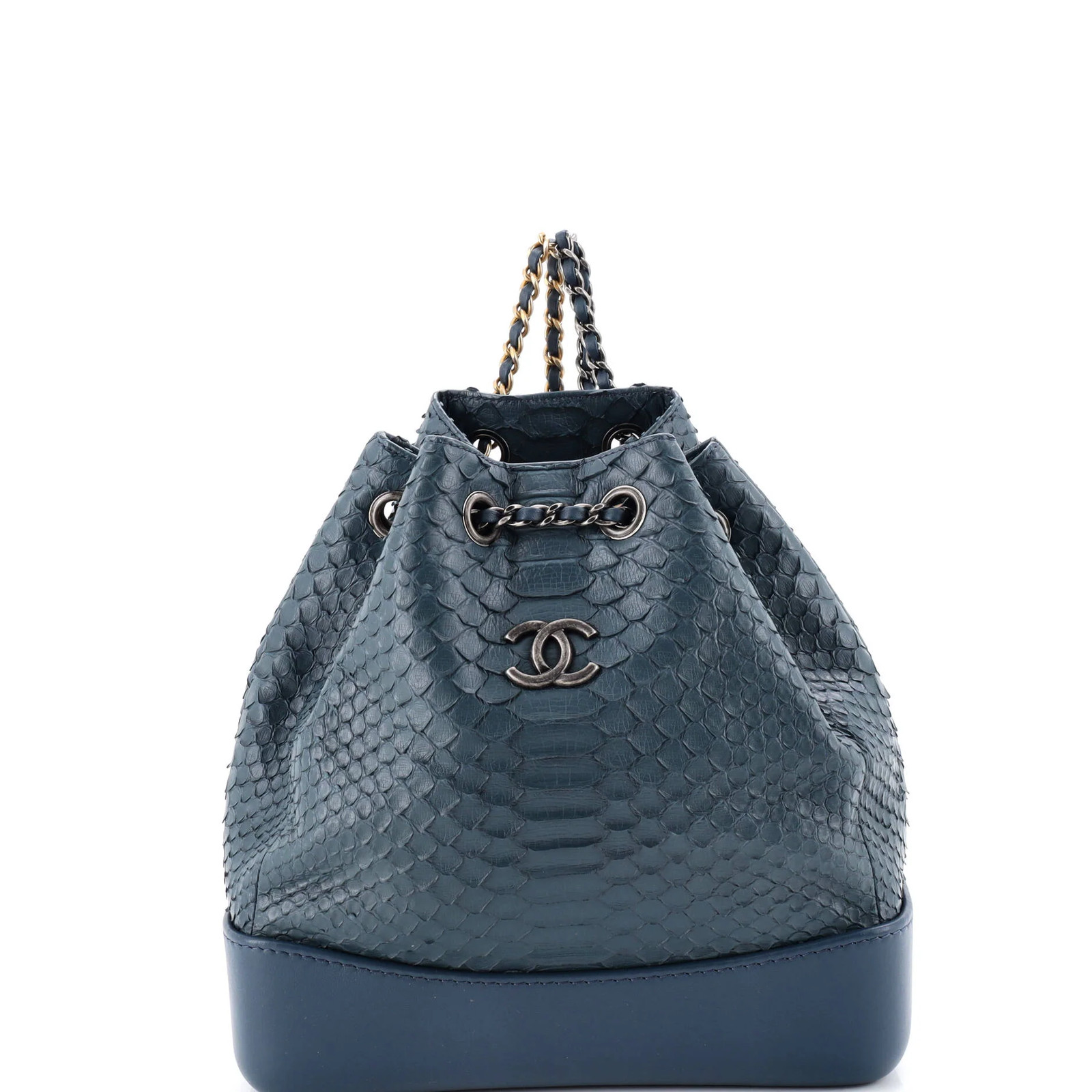 Chanel Gabrielle Backpack Python Small - image 1