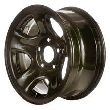 02162 Reconditioned Factory OEM Steel Wheel 17x8 Black Full Painted