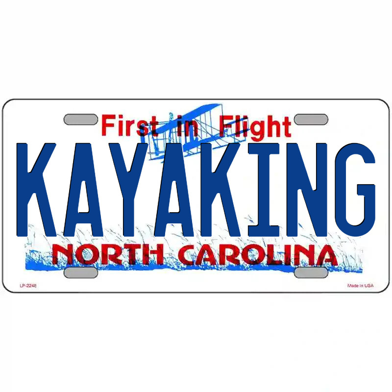 Ing North Carolina 24" X 12" Large Metal Sign