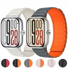 I-pattern Silicone Magnetic Strap for Redmi Watch 5/4 and Mi Band 9 Pro/8