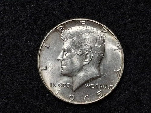 1965-P Kennedy Half Dollar — photo from the most recent tracked eBay sale