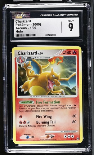 Charizard graded CGC 9 for sale on eBay