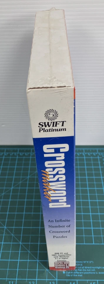Vintage Cosmi Crossword Maker PC Software Windows 95 3.1 Puzzle Game New Sealed - Image 4 of 4