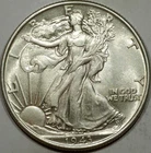 1943-P 50C Walking Liberty Half Dollar AU - Raw Coin - You Grade