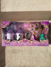 Rare Disney Store Princess Rapunzel Mini Castle Playset Unopened In Box Tangled
