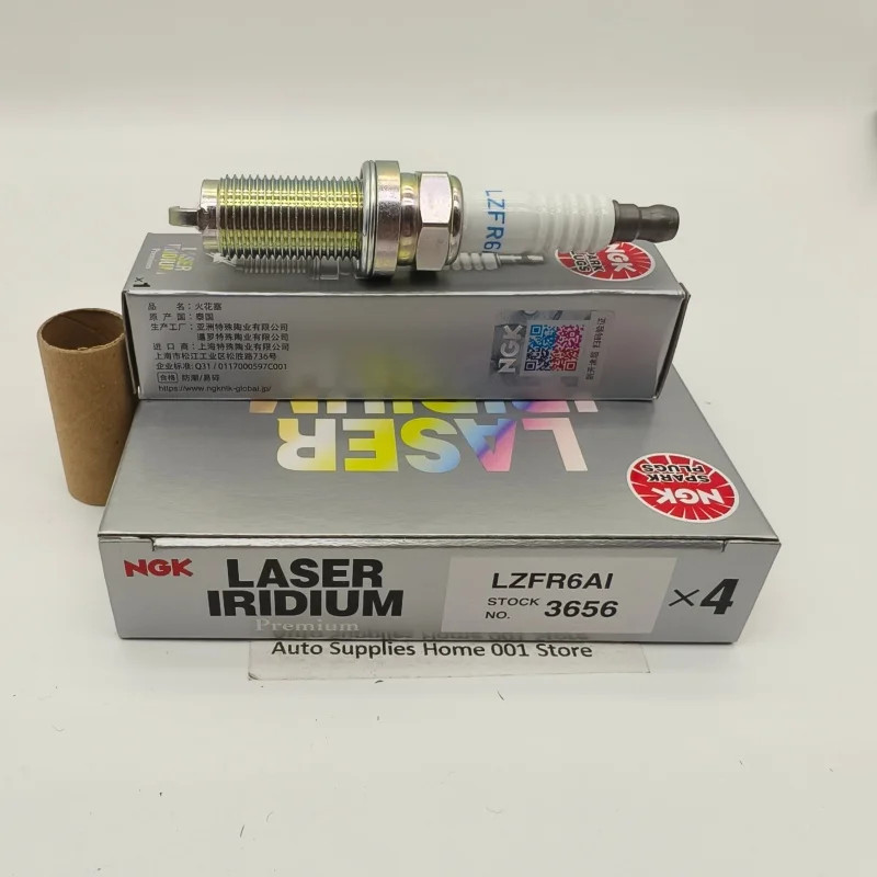4Pcs NGK LZFR6AI 3656 Spark Plug For Mitsubishi Eclipse Grandis LANCER Galant 