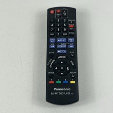 OEM Panasonic Remote Control for Blu-Ray Disc Player IR6 Black TESTED WORKING