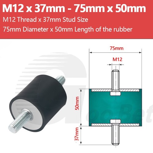 Gummipuffer AG/AG M3 - M20 Schwingungsdämpfer Silentblock Gummi Metall Puffer VV - Picture 84 of 105