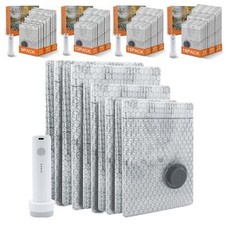 9/12/15/18PCS Vacuum Seal Bags with Electric Air Pump Clothing Vacuum Storage