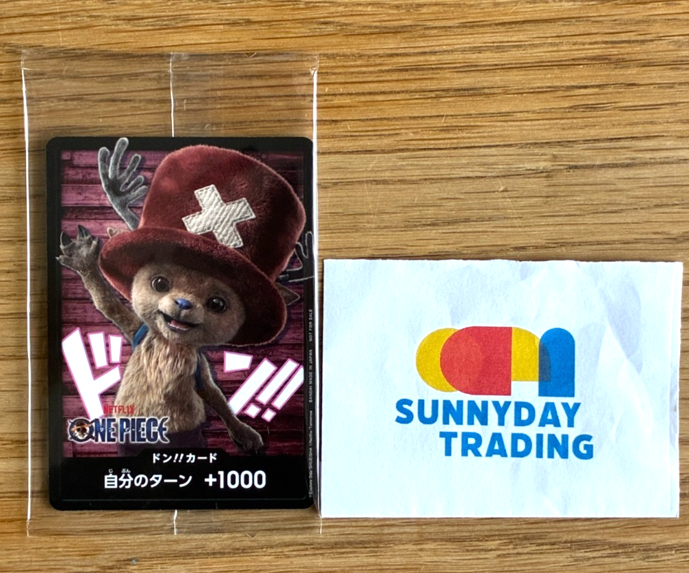 Tony Tony Chopper Netflix Promo ONE PIECE Card Game CCG Japanese