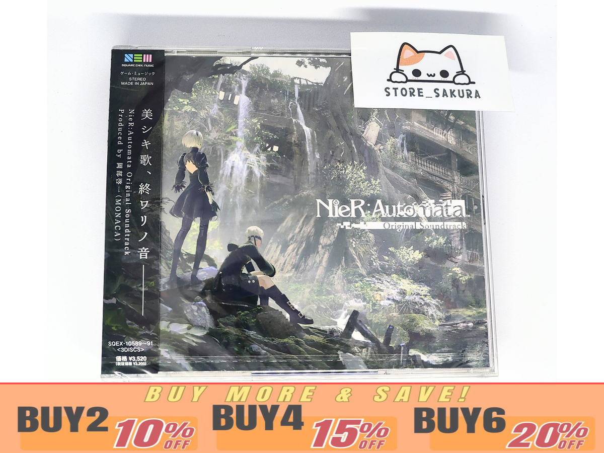 NieR: Automata OST Original Soundtrack 3disc From Japan CD