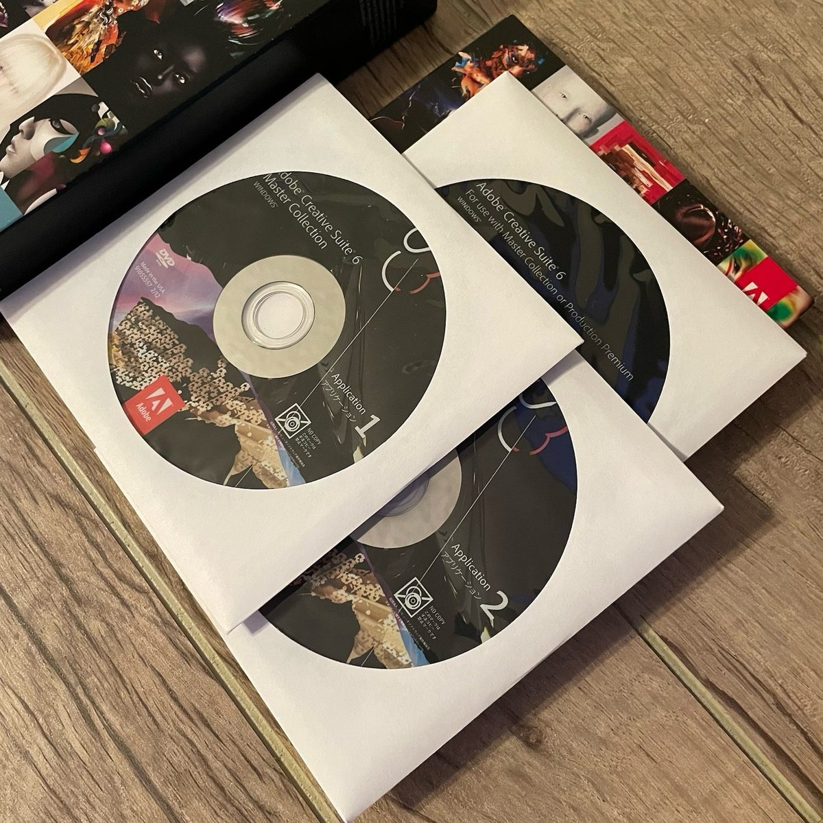 Adobe CS6 Master Collection for Windows Discs and Serial Number