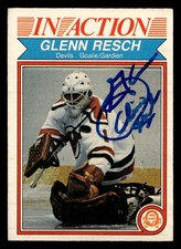 1982-83 O-Pee-Chee Glenn Resch #146 Autographed Signed Auto New Jersey Devils