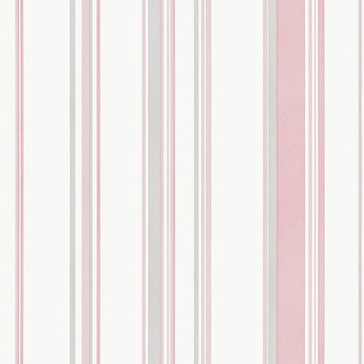 G68057 - Smart Stripes 3 Casual Stripe Pink Grey Galerie Wallpaper
