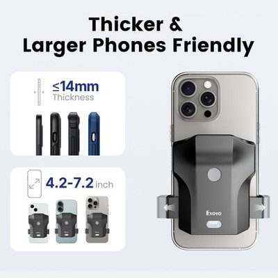 Eyoyo Bluetooth QR Code Reader 1D 2D Wireless iPhone Back Clip Bar Code Scanner