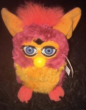 Vintage Furby 70-800 1999  Orange Red