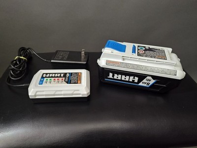 HART 40V 40-Volt 5.0Ah Lithium Ion Battery HLBP02 + CHARGER HLCG01 OEM 